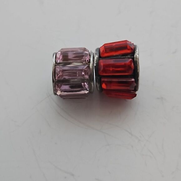 Chamilia Authentic Glass Charm Red & Pink - Picture 13 of 16